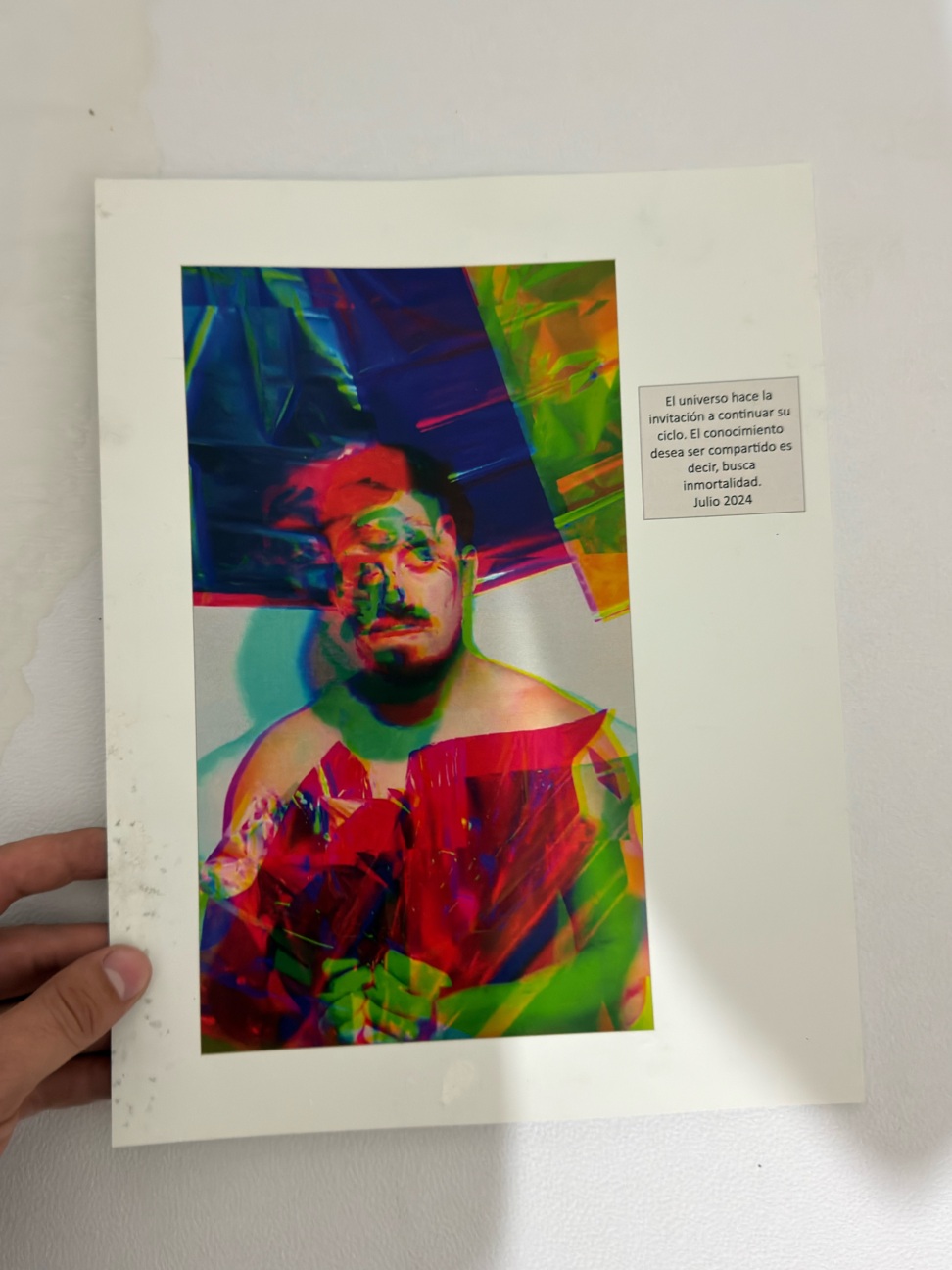 Toma del proceso creativo: INVITACION